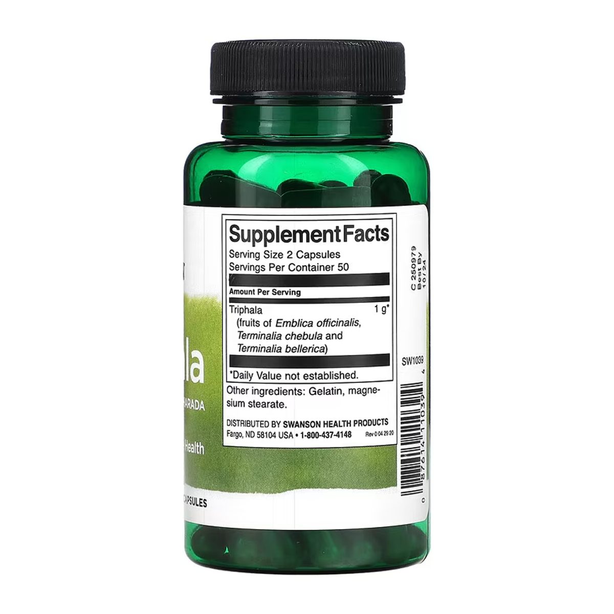 Triphala 500 mg - 100caps - Зображення 2