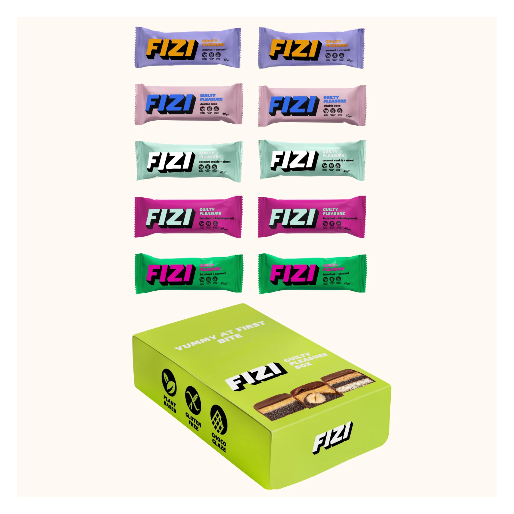 20969742371916_e7162c7c94 FIZI Guilty Pleasure Box - 10x45g - Зображення 1