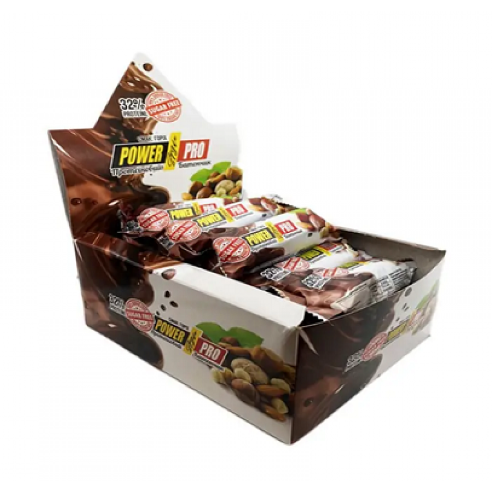 26495174181418_3e6d8e07e7 Protein Bar Nutella 32% - 20x60g Nut Without sugar - Зображення 1