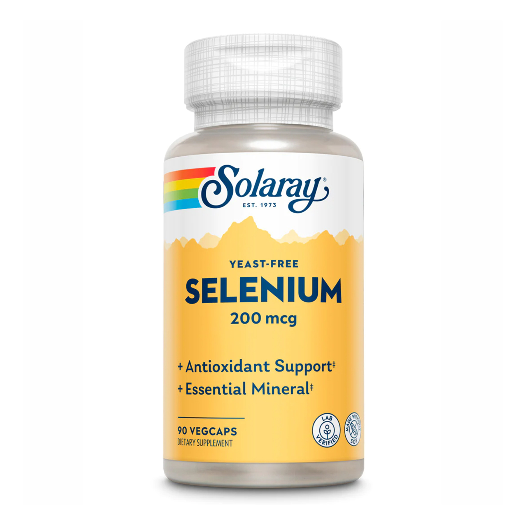 27293231861982_1470083a95 Selenium Yeast Free 200mcg - 90 vcaps - Зображення 1
