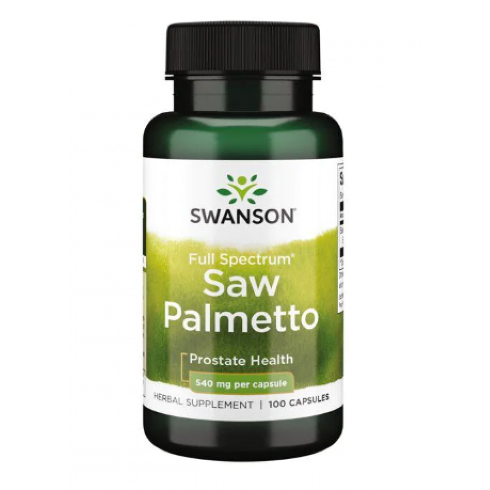 37734935568584_25eee61e34 Saw Palmetto 540 mg - 100 caps - Зображення 1