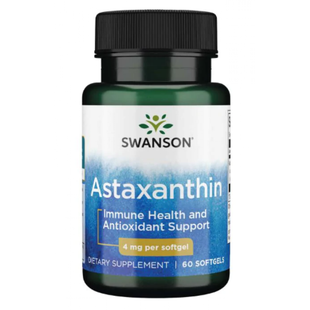 39564189136433_b655ae5197 Astaxanthin 4mg - 60caps - Зображення 1