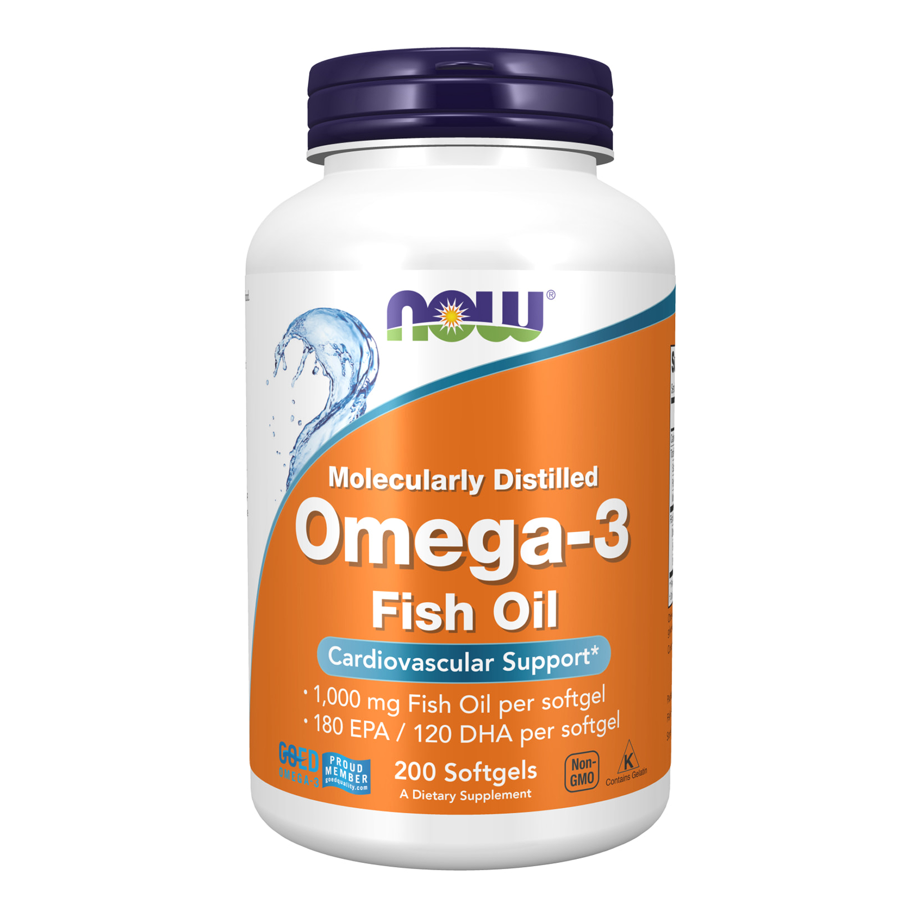 40193405669702_98af592006 Omega-3 1000mg - 200 sgels - Зображення 1
