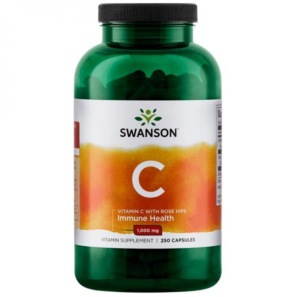 40256395520365_8dcfa24339 Vitamin C with Rose Hips 1000 mg - 250 caps - Зображення 1