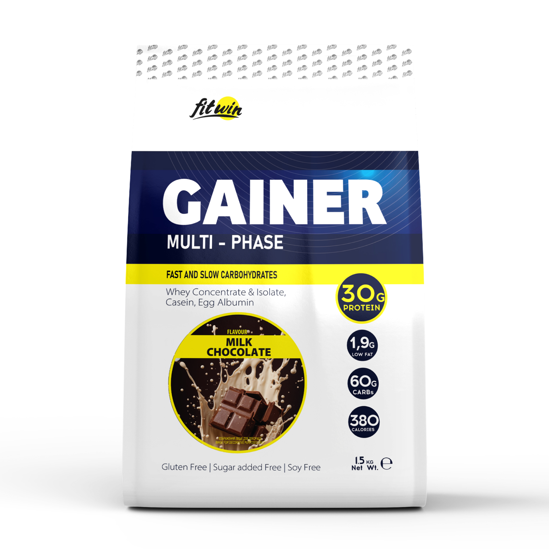 43183361098899_fde14aa987 Gainer - 1500g Milk Chocolate - Зображення 1