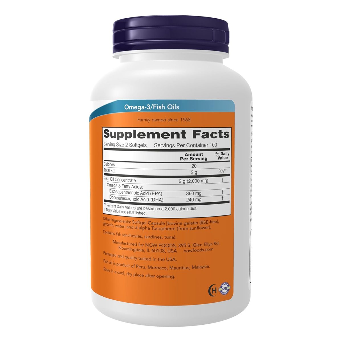 Omega-3 1000mg - 200 sgels - Зображення 2