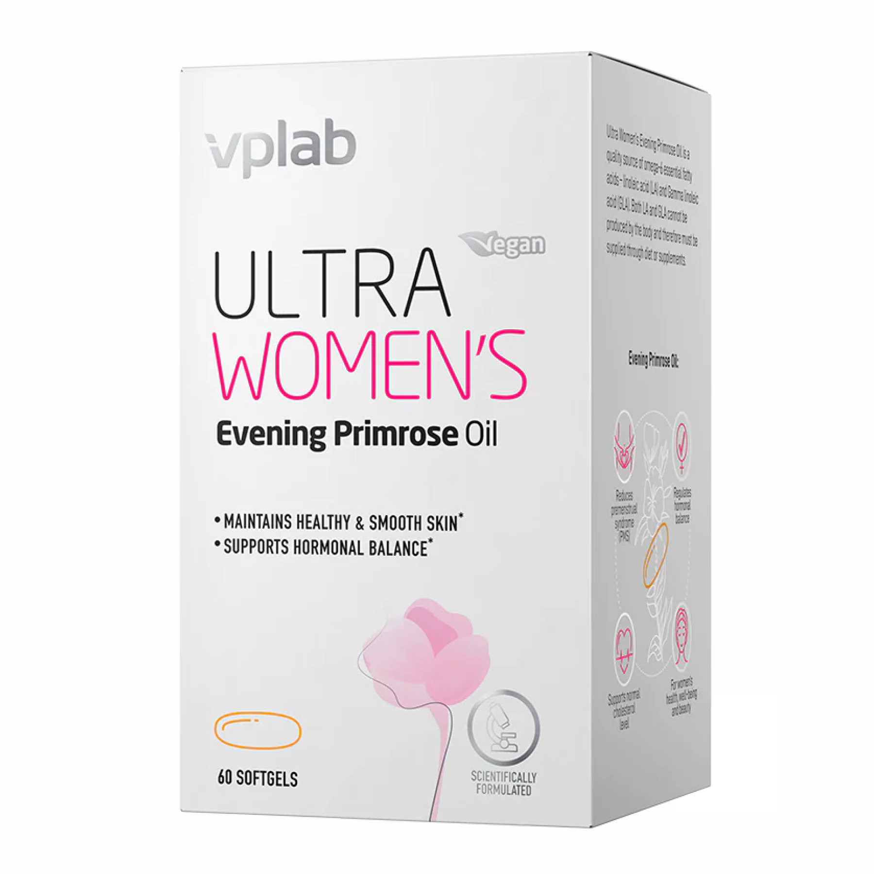 46951701241827_752791a5cc Ultra Women's Evening Primrose oil - 60 softgels - Зображення 1