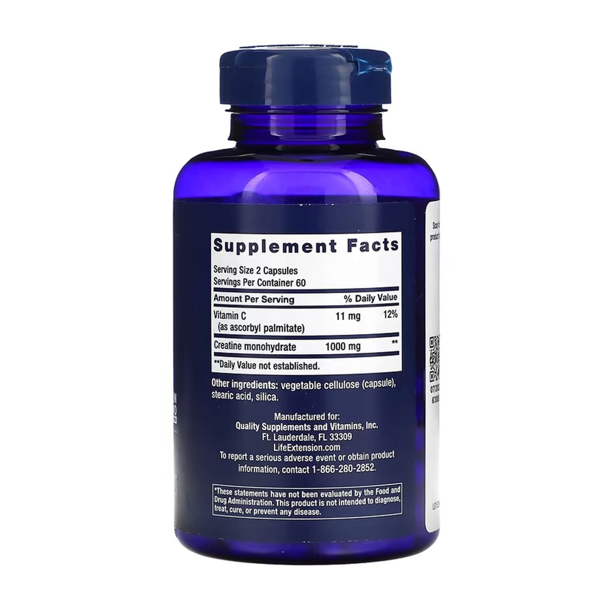 Creatine Capsules - 120 caps - Зображення 2
