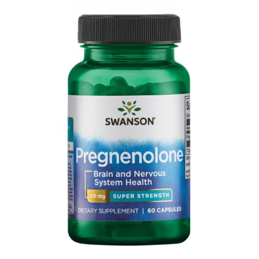 55564220615674_4630b8e009 Pregnenolone 50mg - 60caps - Зображення 1