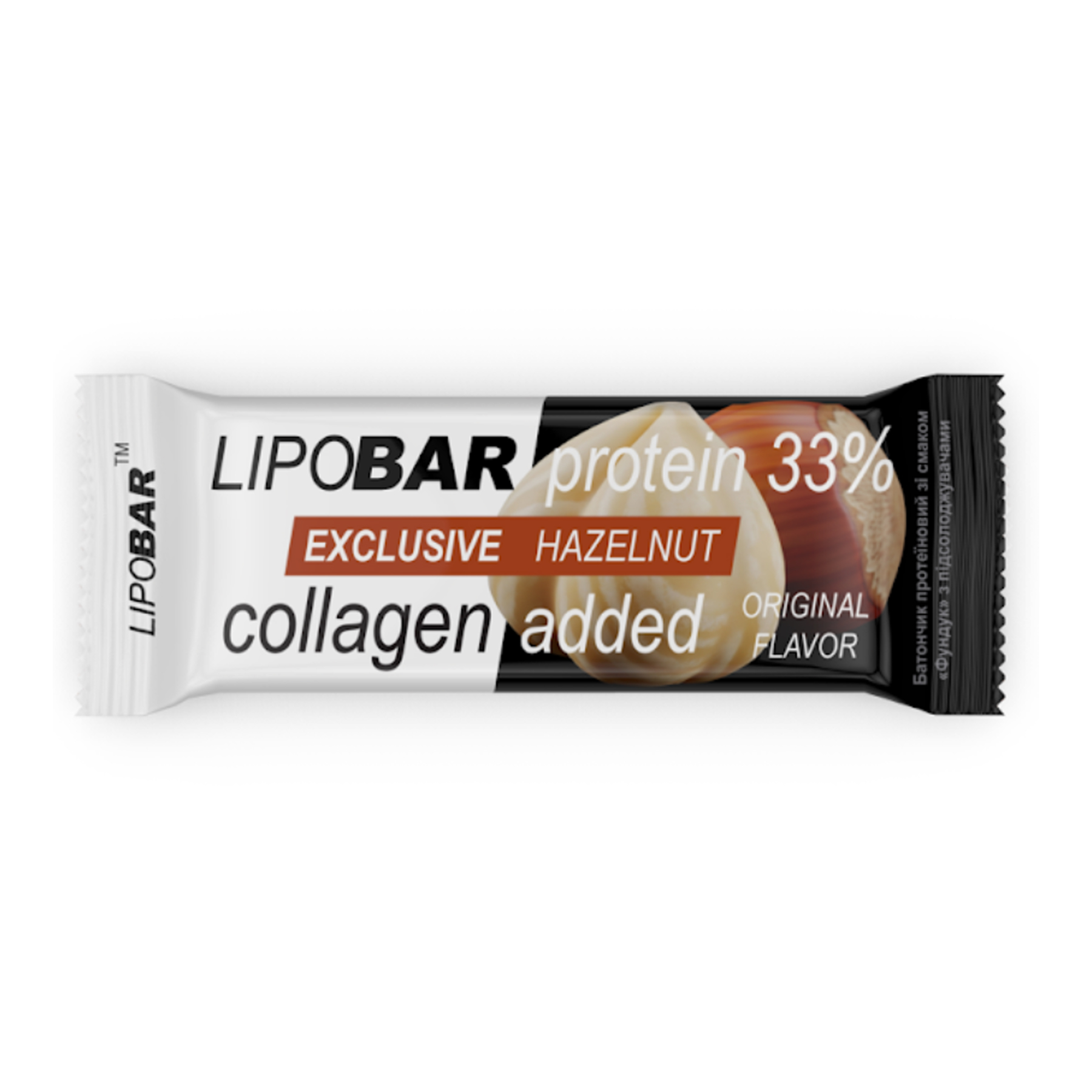 56104876144038_90576dd8d1 Lipobar Exclusive - 50g Hazelnut - Зображення 1