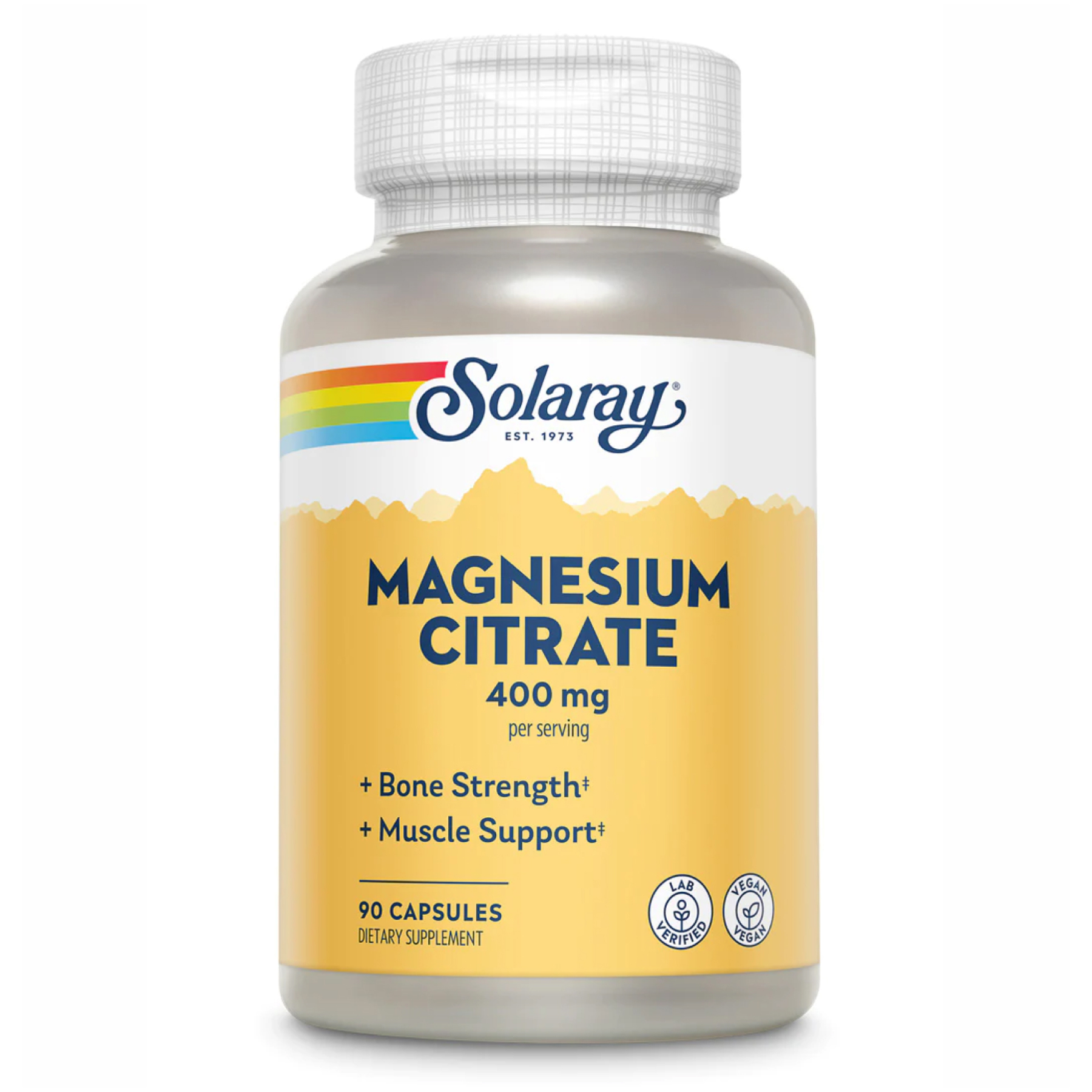 70348040585769_325617775c Magnesium Citrate 400mg - 90 vcaps - Зображення 1