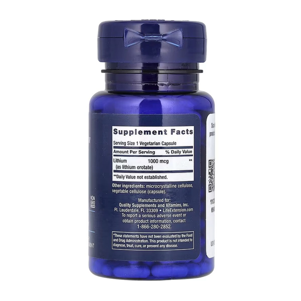 Lithium 1000 mcg - 100 caps - Зображення 2