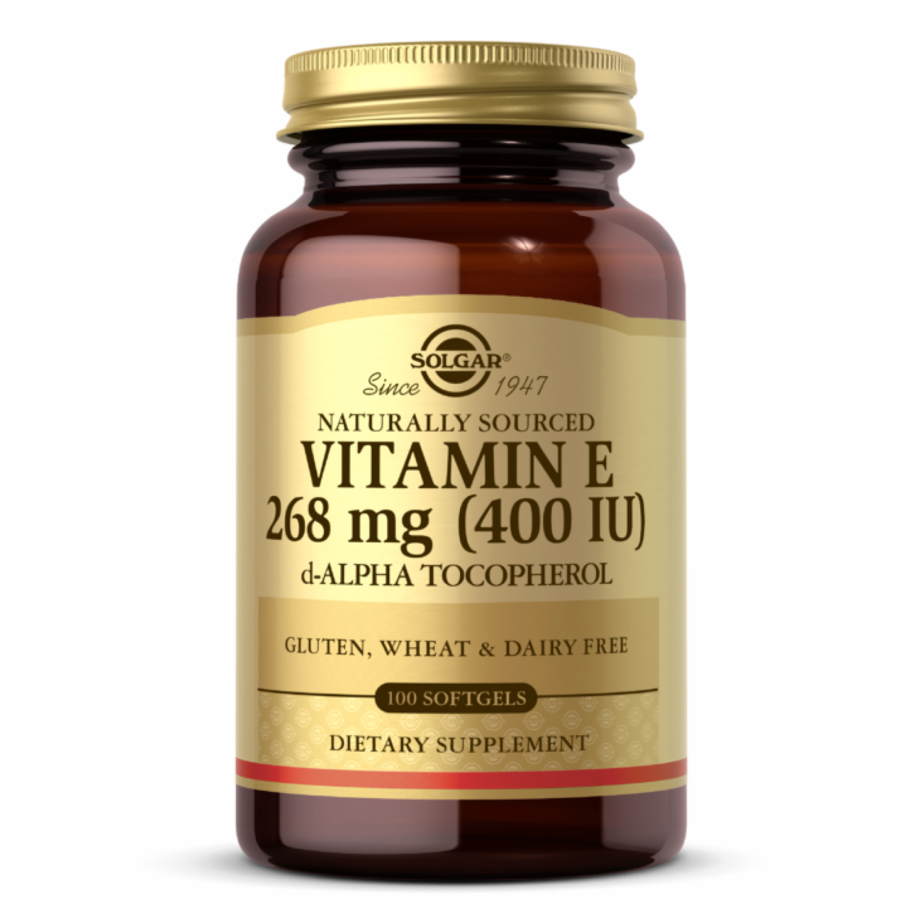 81076881030474_0636a31cfc Vitamin E 400 IU d-Alpha Tocopherol - 100 Softgels - Зображення 1