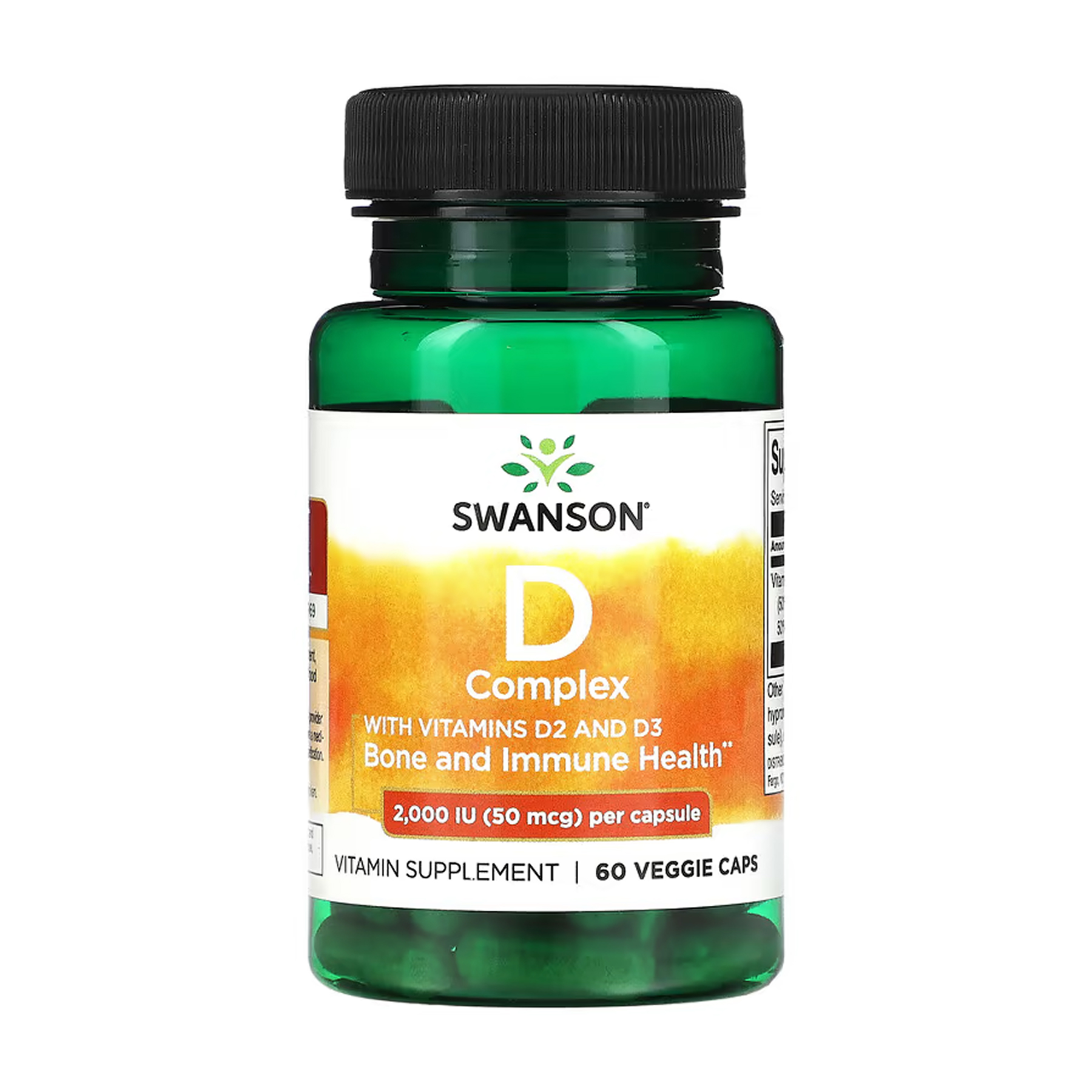 82782951048392_c517dcafd4 D Complex D2 abd D3 2000iu(50mcg) - 60caps - Зображення 1