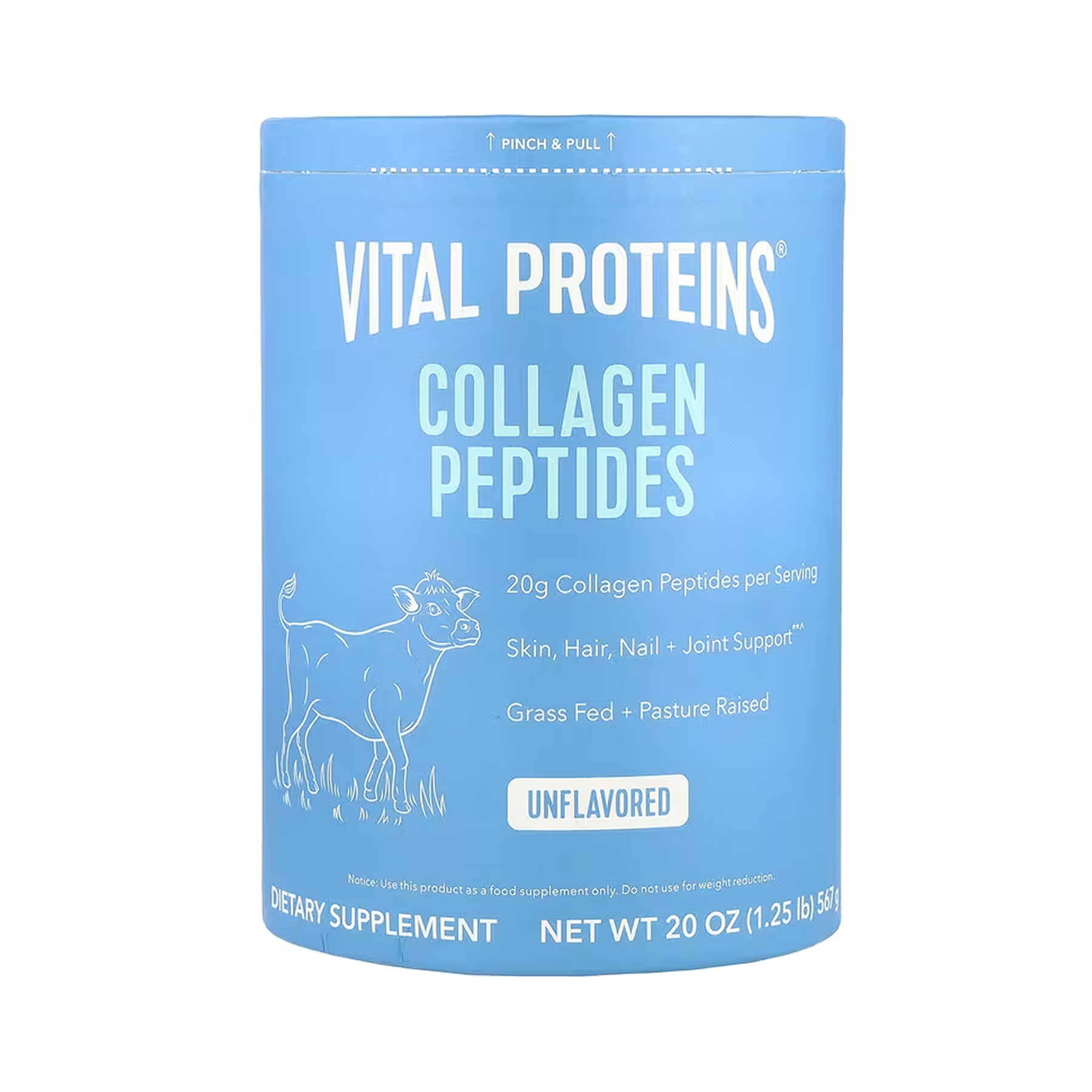 85850236747076_86bd21c966 Collagen Peptides - 567g Unflavored - Зображення 1