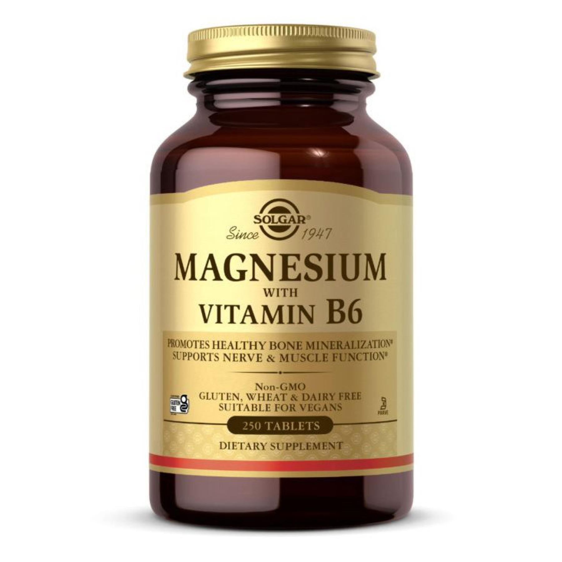 94041229866717_9215aeb285 Magnesium with Vitamin B6 - 250 tabs - Зображення 1