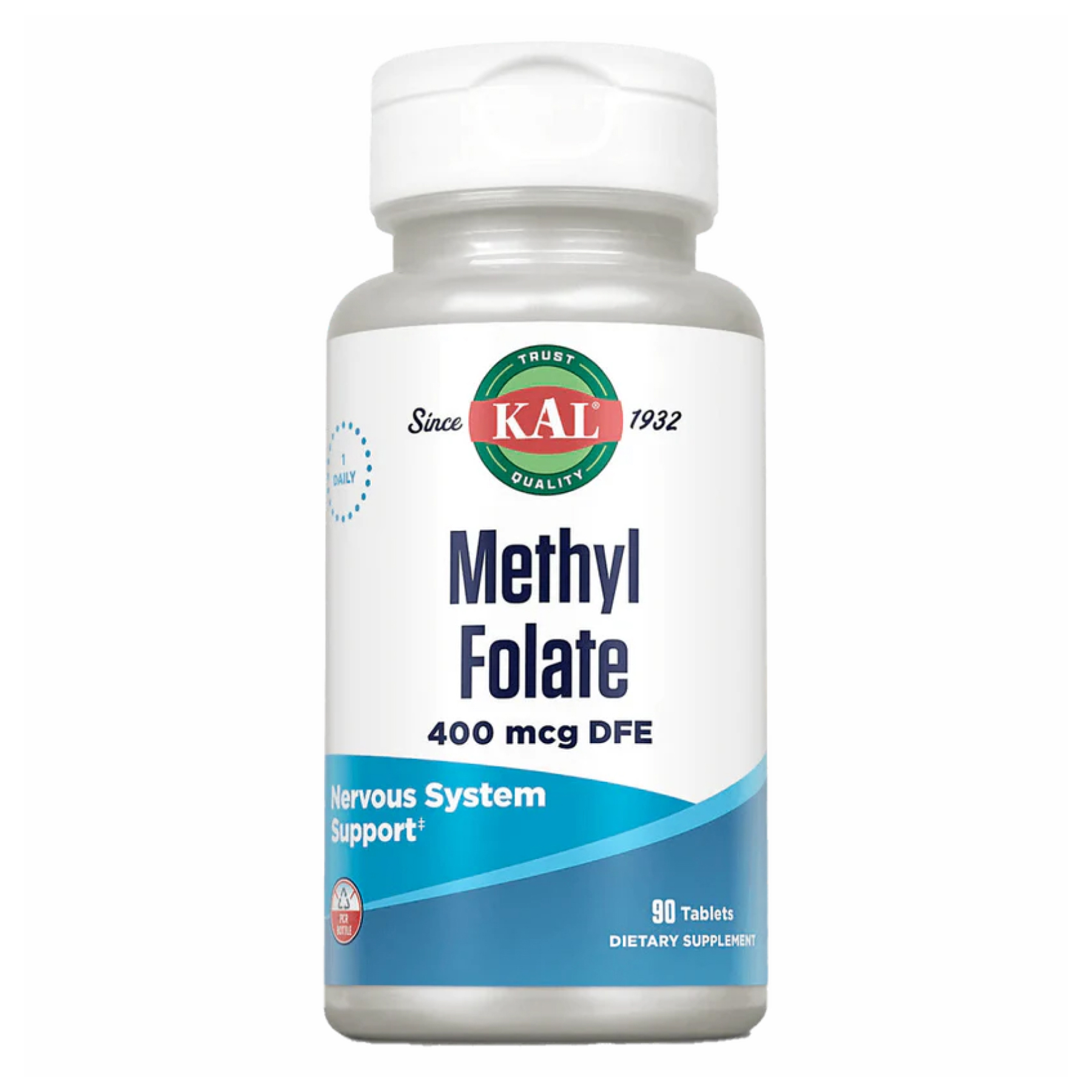 97222341340675_17e9b8c2bb Methyl Folate 400mcg - 90 tabs - Зображення 1