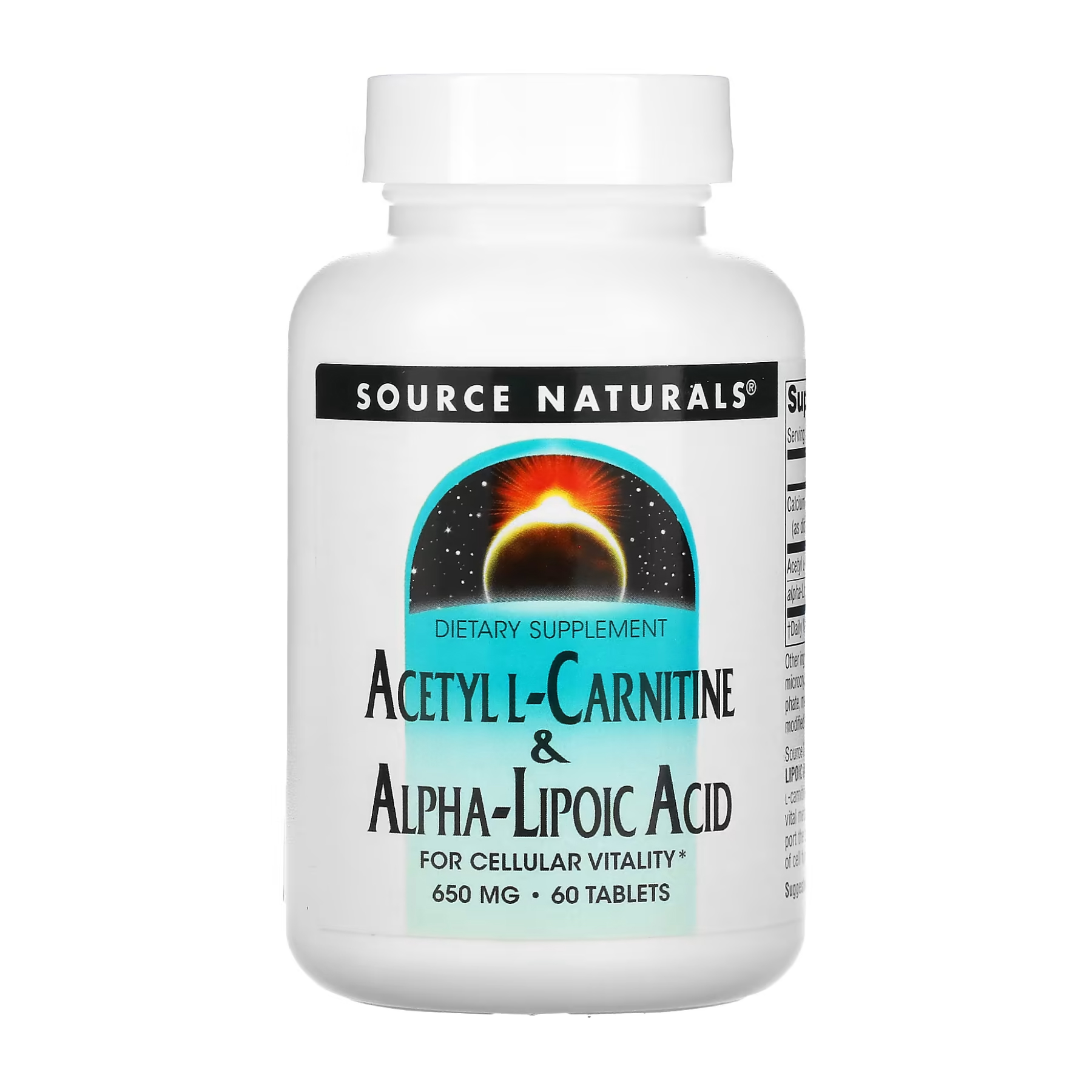 acetyl-l-carnitine-alpha-lipoic-acid-650mg-60-tabs-36453006966259_7b70a12c84 Acetyl L-Carnitine & Alpha-Lipoic Acid 650mg - 60 tabs - Зображення 1