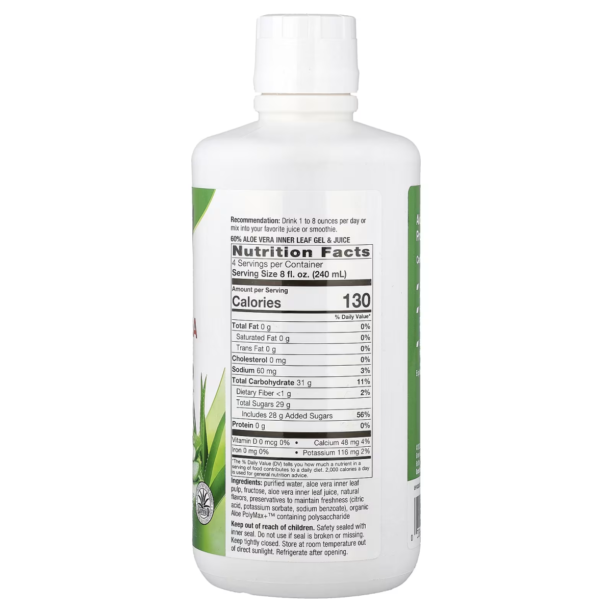 Aloe Vera Gel & Juice (Berry) - 1000 ml - Зображення 2