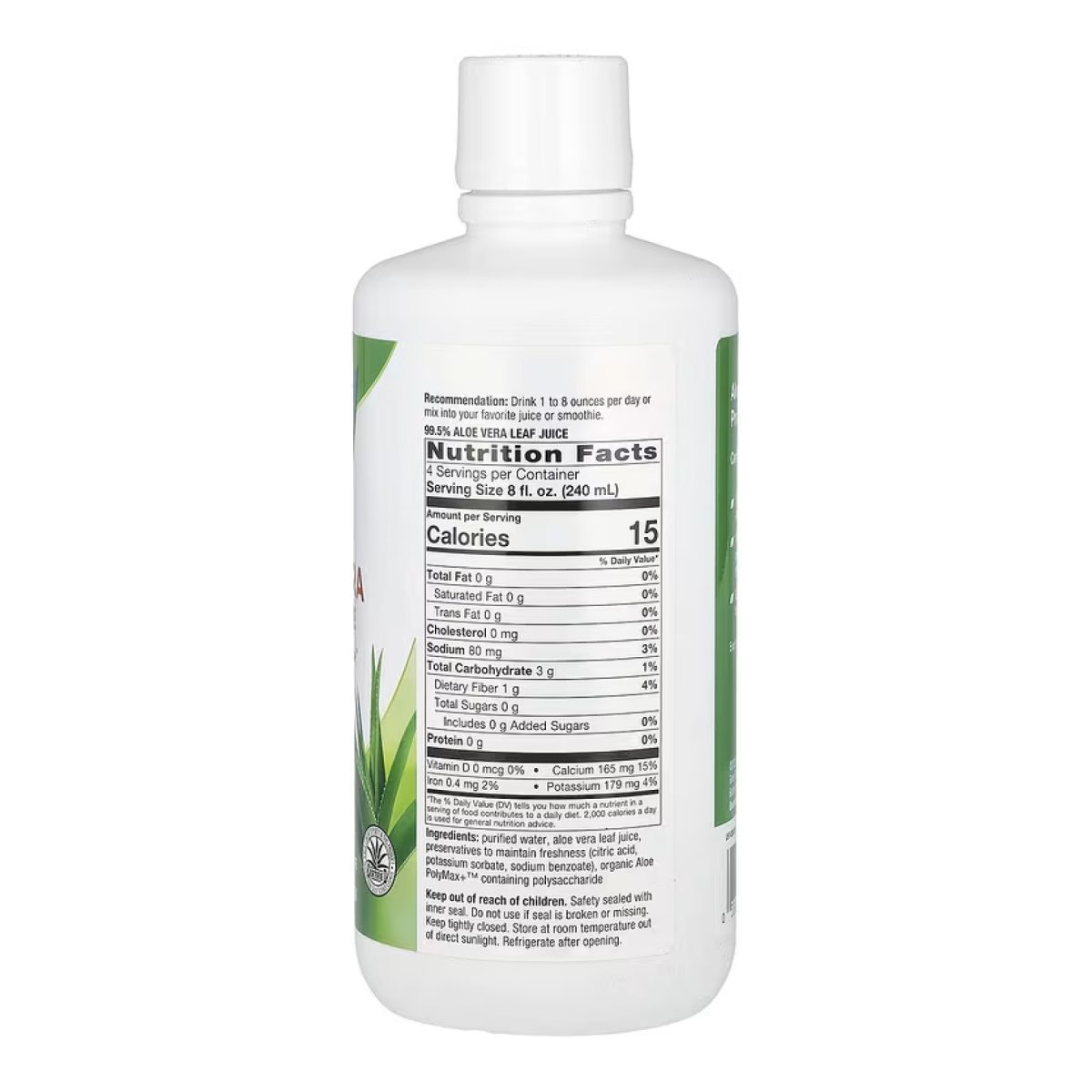 Aloe Vera Leaf Juice - 1000ml - Зображення 2
