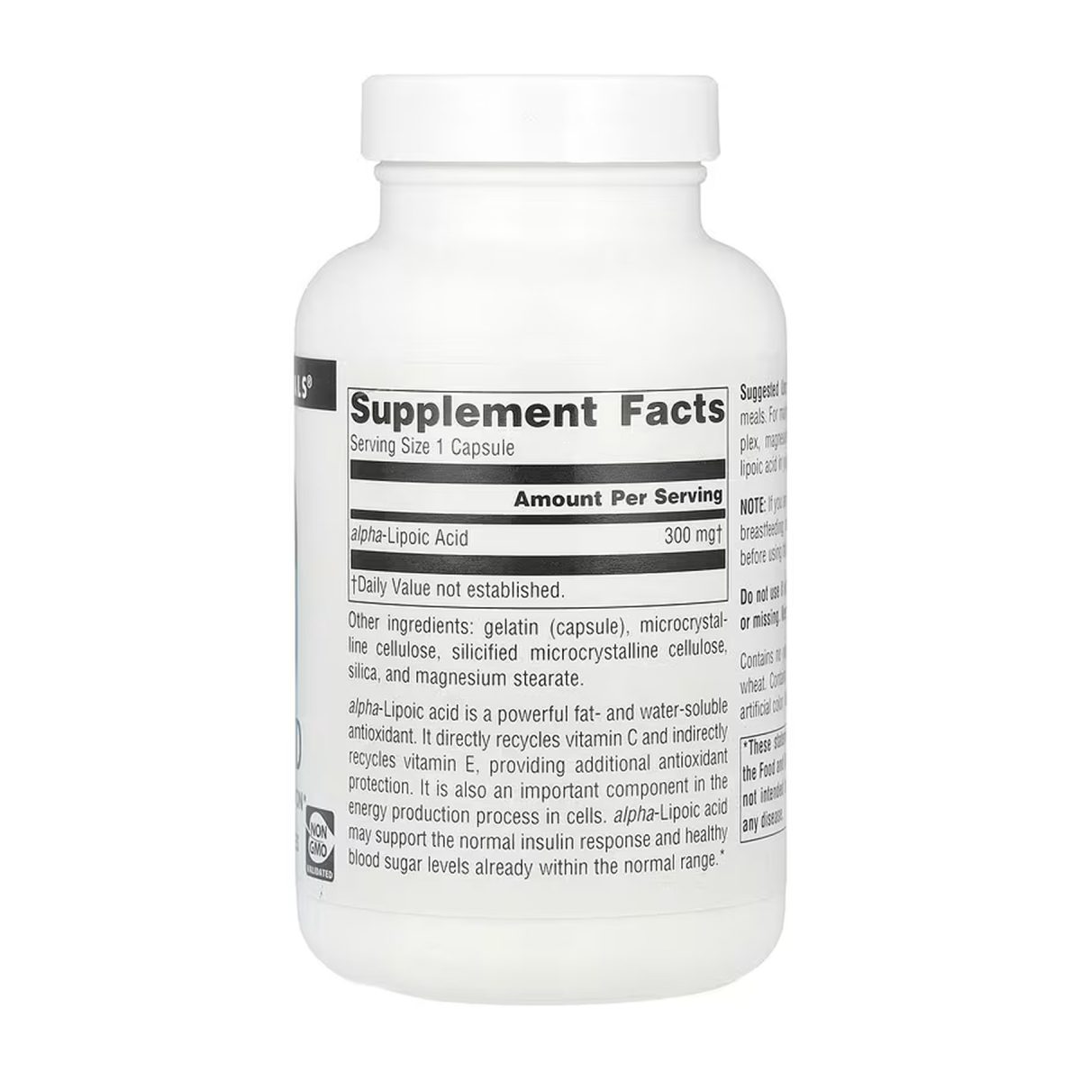 Alpha Lipoic Acid 300 mg - 120 caps - Зображення 2