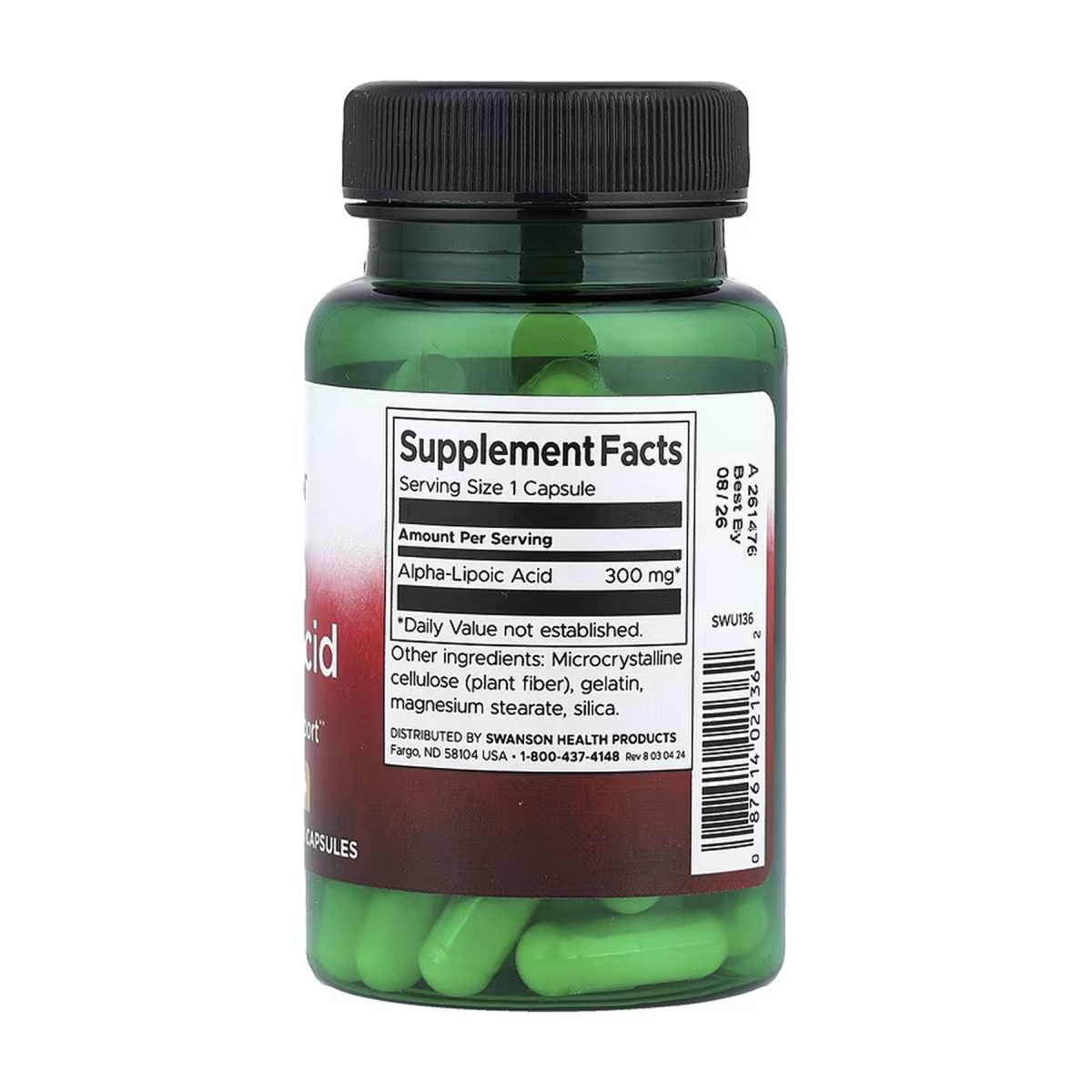 Alpha Lipoic Acid 300 mg - 60 caps - Зображення 2