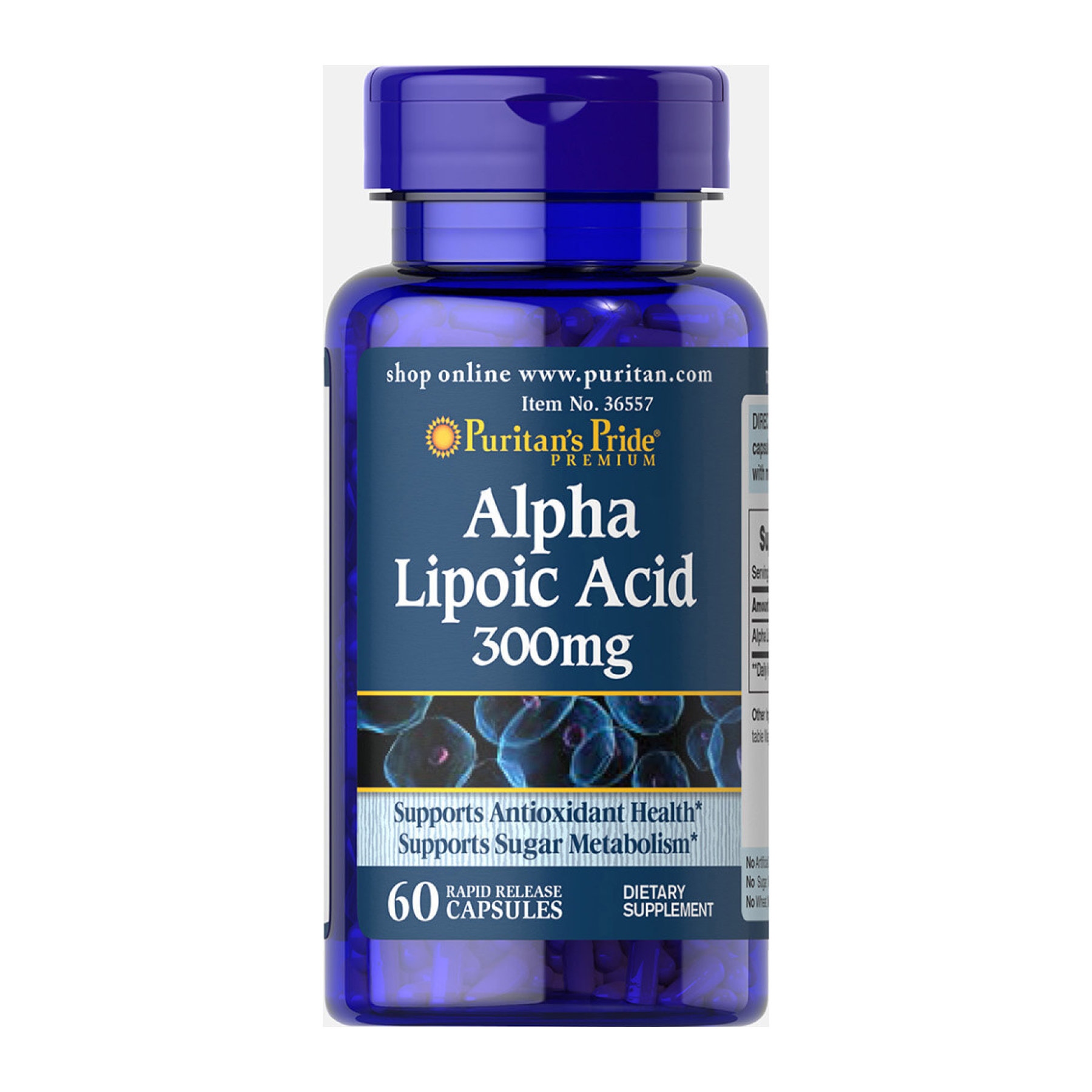 alpha-lipoic-acid-300mg-60-caps-63980584394420_ab71bd8851 Alpha Lipoic Acid 300mg - 60 caps - Зображення 1