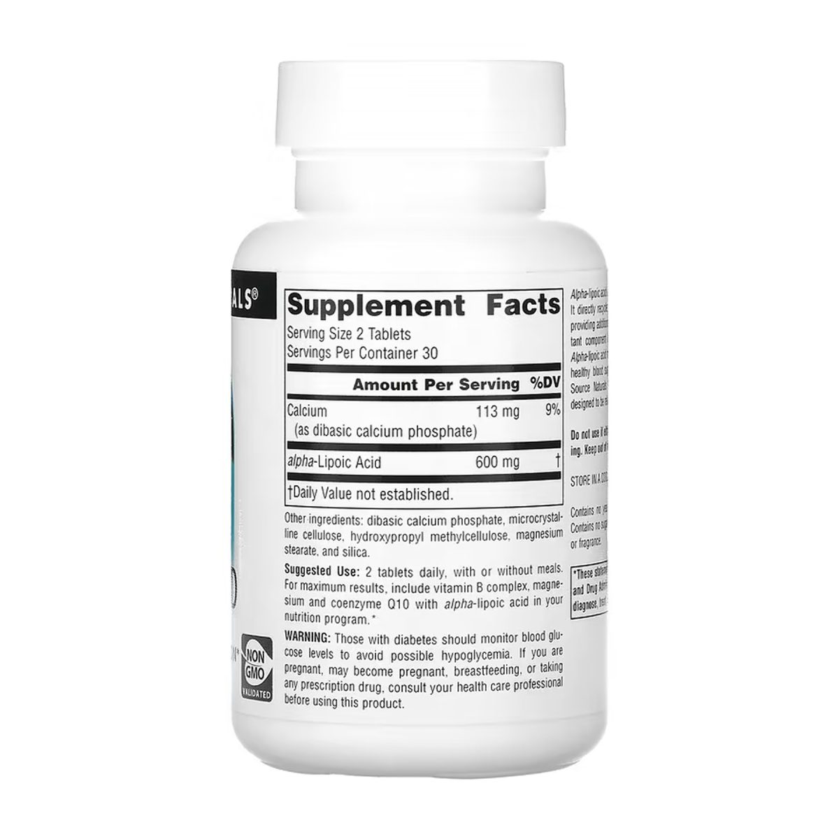 Alpha Lipoic Acid 300mg - 60 tabs - Зображення 2