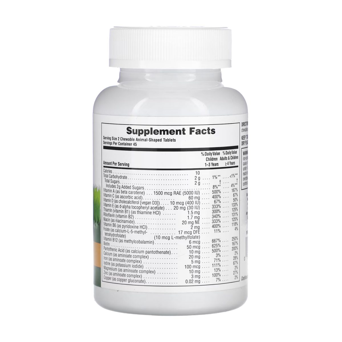Children’s Multivitamin - 90 tabs Orange - Зображення 2