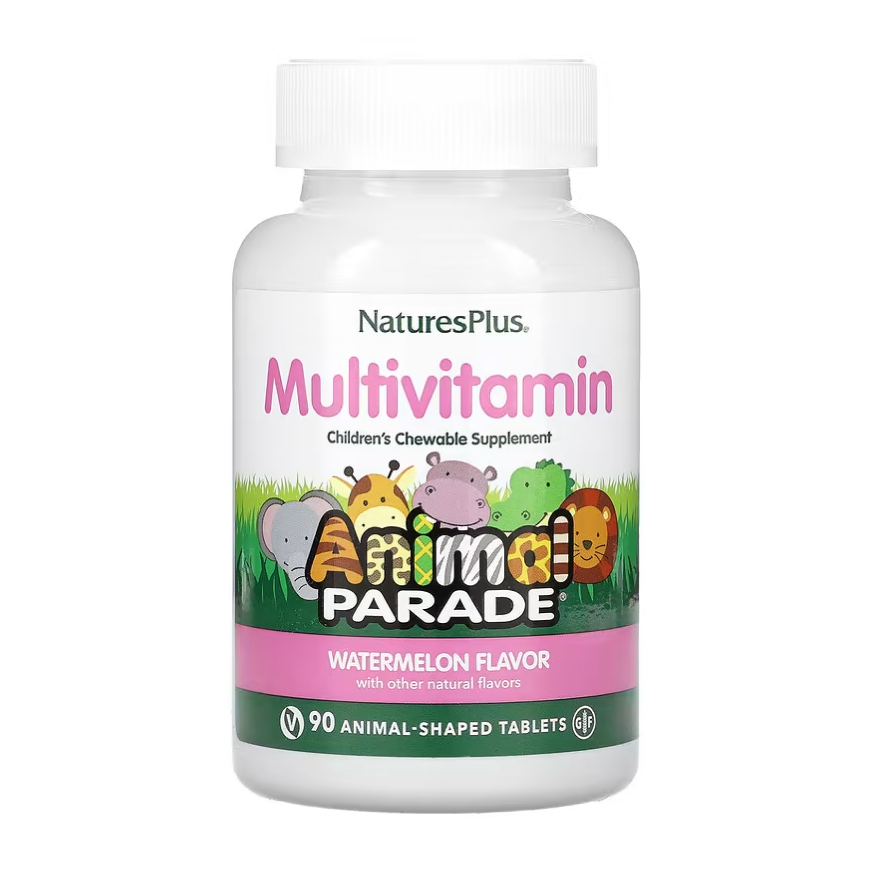 animal-parade-90-tabs-watermelon-36286878514383_2e3abfc039 Children’s Multivitamin - 90 tabs Watermelon - Зображення 1