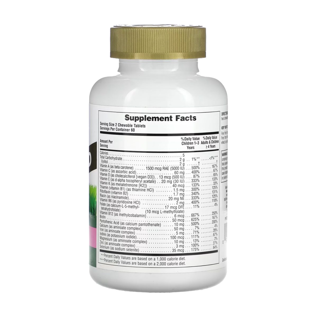 Children’s Gold Multivitamin - 120 tabs Watermelon - Зображення 2