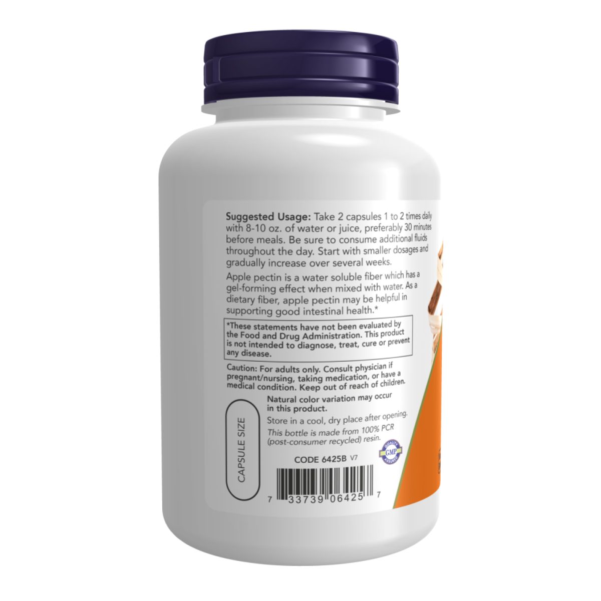 Apple Pectin 700mg - 120 vcaps - Зображення 3