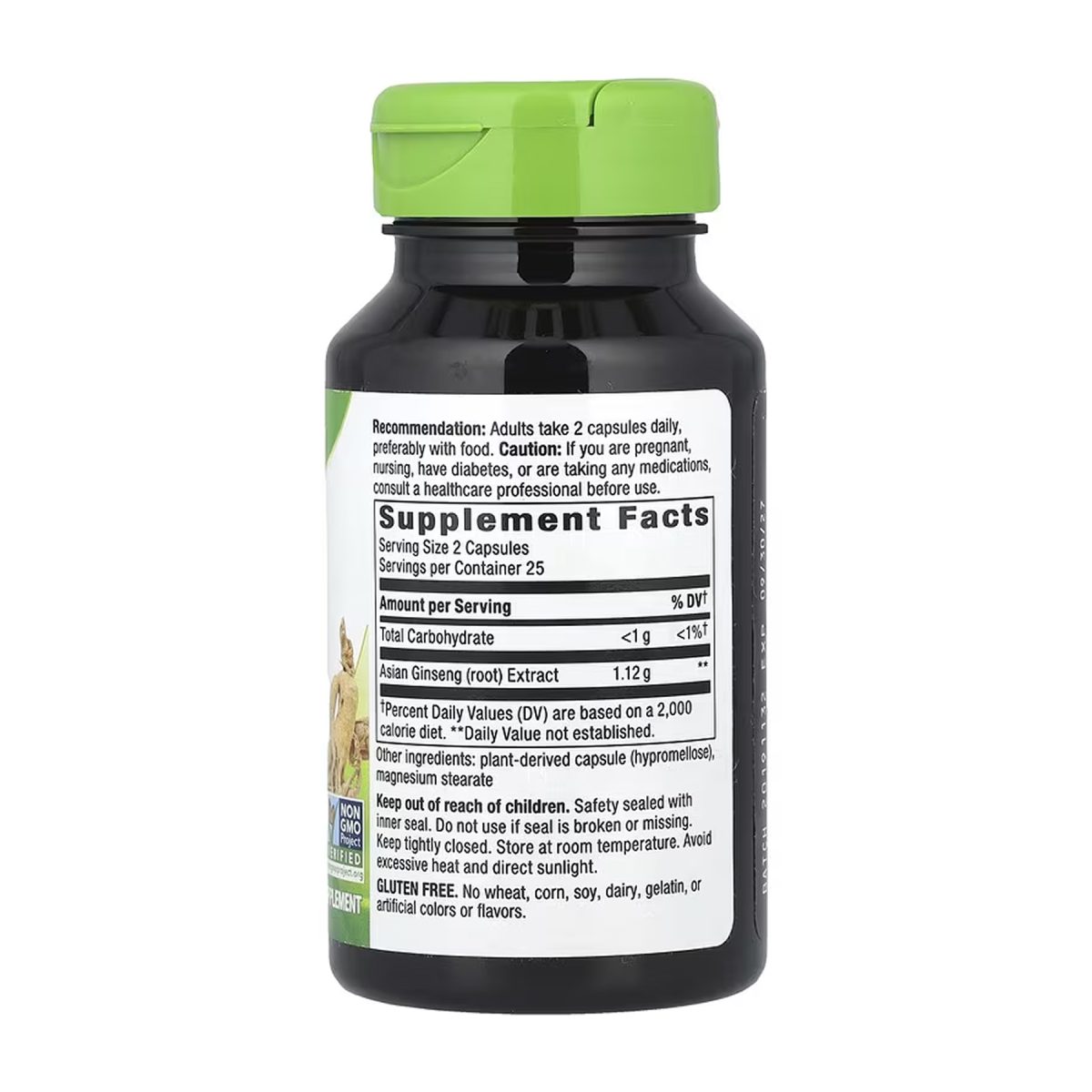 Asian Ginseng - 50 vcaps - Зображення 2