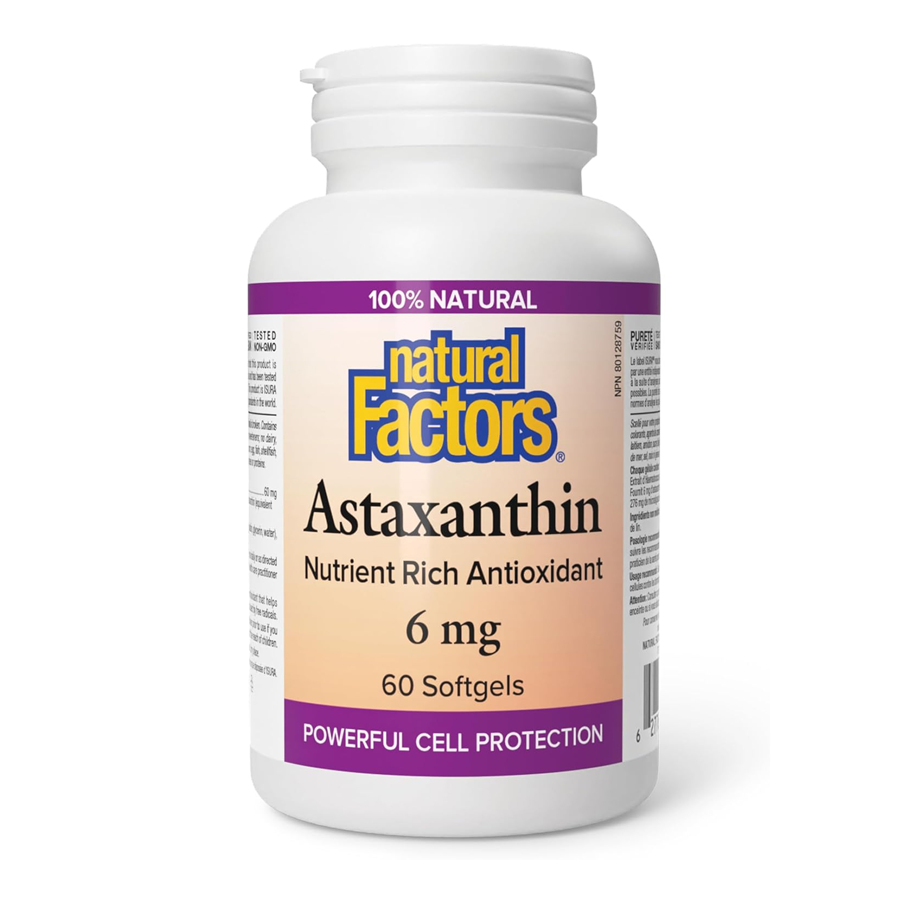 astaxanthin-6-mg-60-softgels-52035487617405_e731a64652 Astaxanthin 6 mg - 60 softgels - Зображення 1