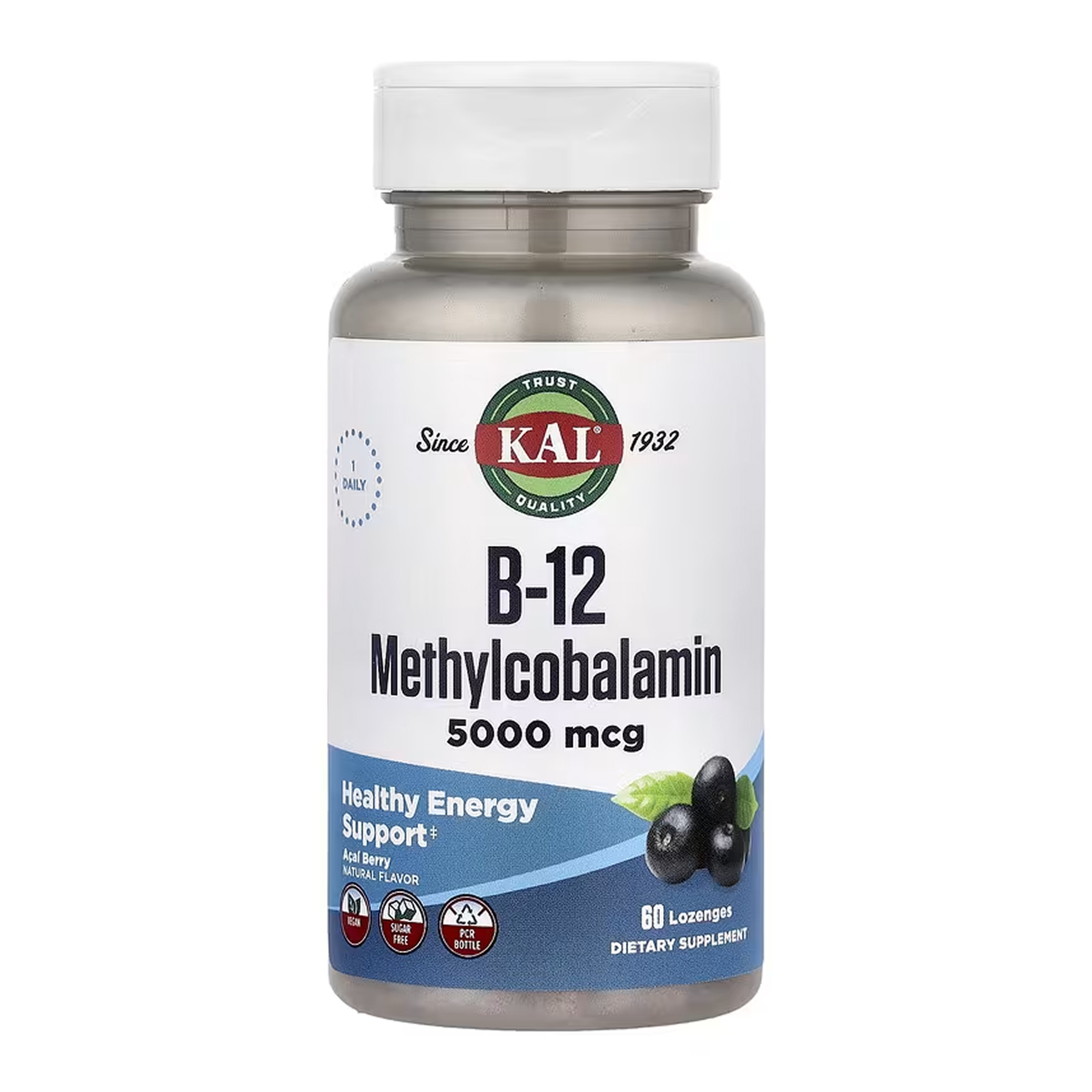 b-12-methylcobalamin-5000mcg-60-lozenges-15135718932011_e02948f812 B-12 Methylcobalamin 5000mcg - 60 lozenges - Зображення 1