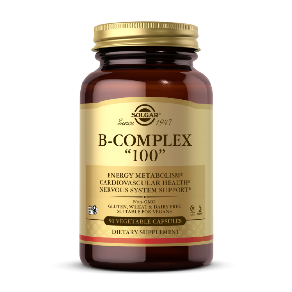 b-complex-100-50-vcaps-73001895964036_b07edf2241 B-Complex "100" - 50 vcaps - Зображення 1