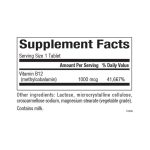 B12 Methylcobalamin 1000 mcg - 180 tabs - Зображення 2