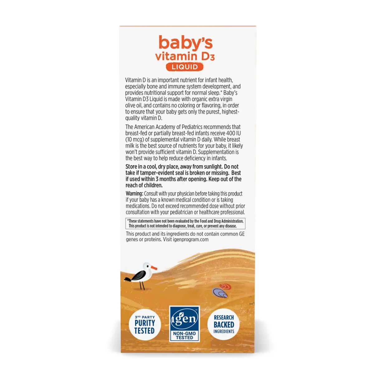 Baby's Vitamin D3 Liquid - 22.5 ml - Зображення 4