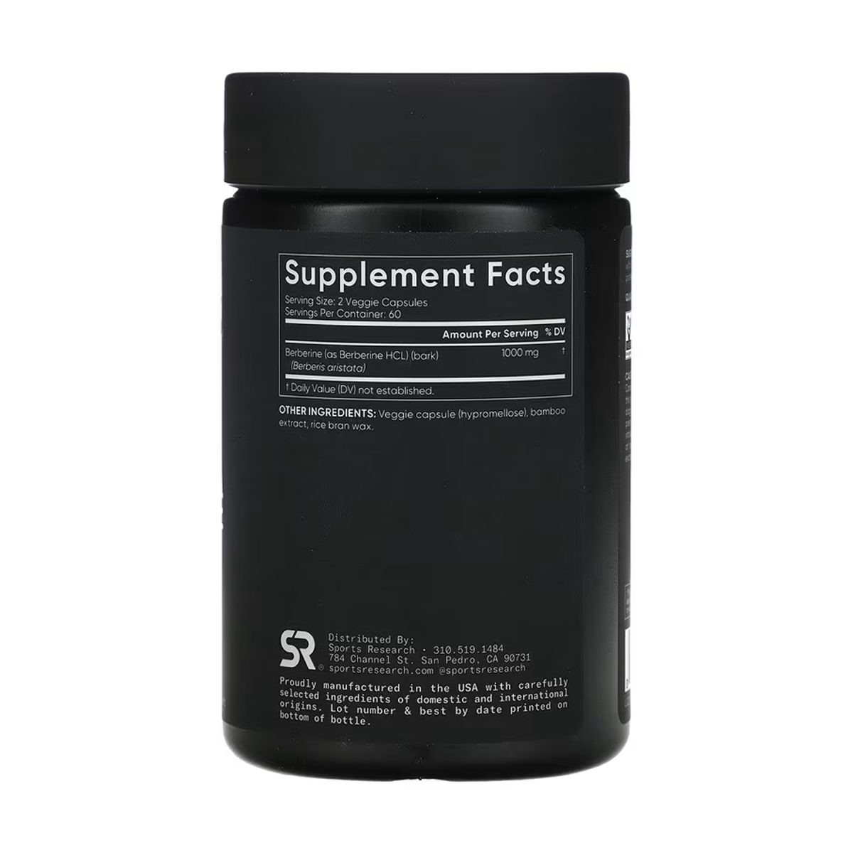 Berberine 1000mg - 120 vcaps - Зображення 2