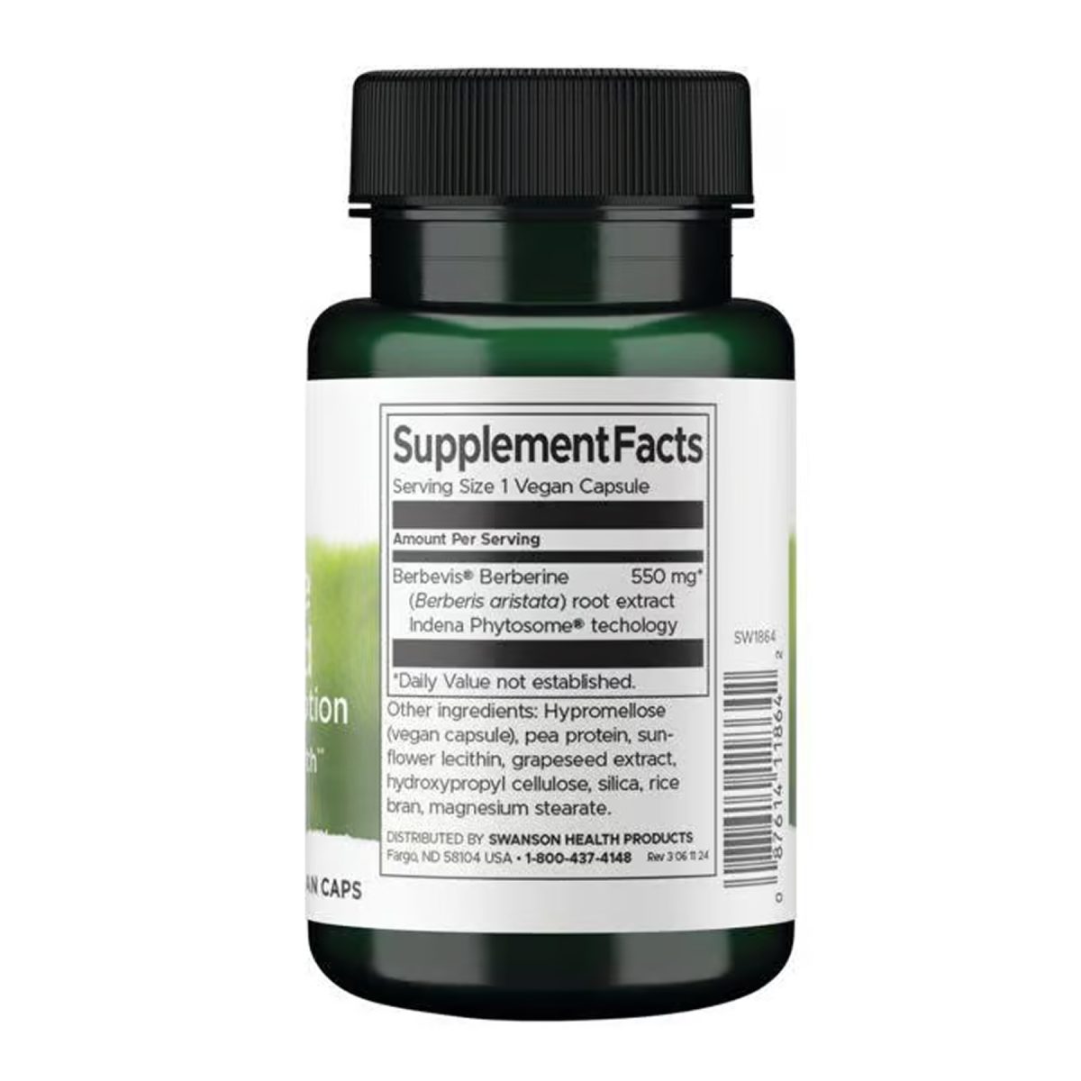 Berberine Advanced Enhanced Absorption - 30 vcaps - Зображення 2