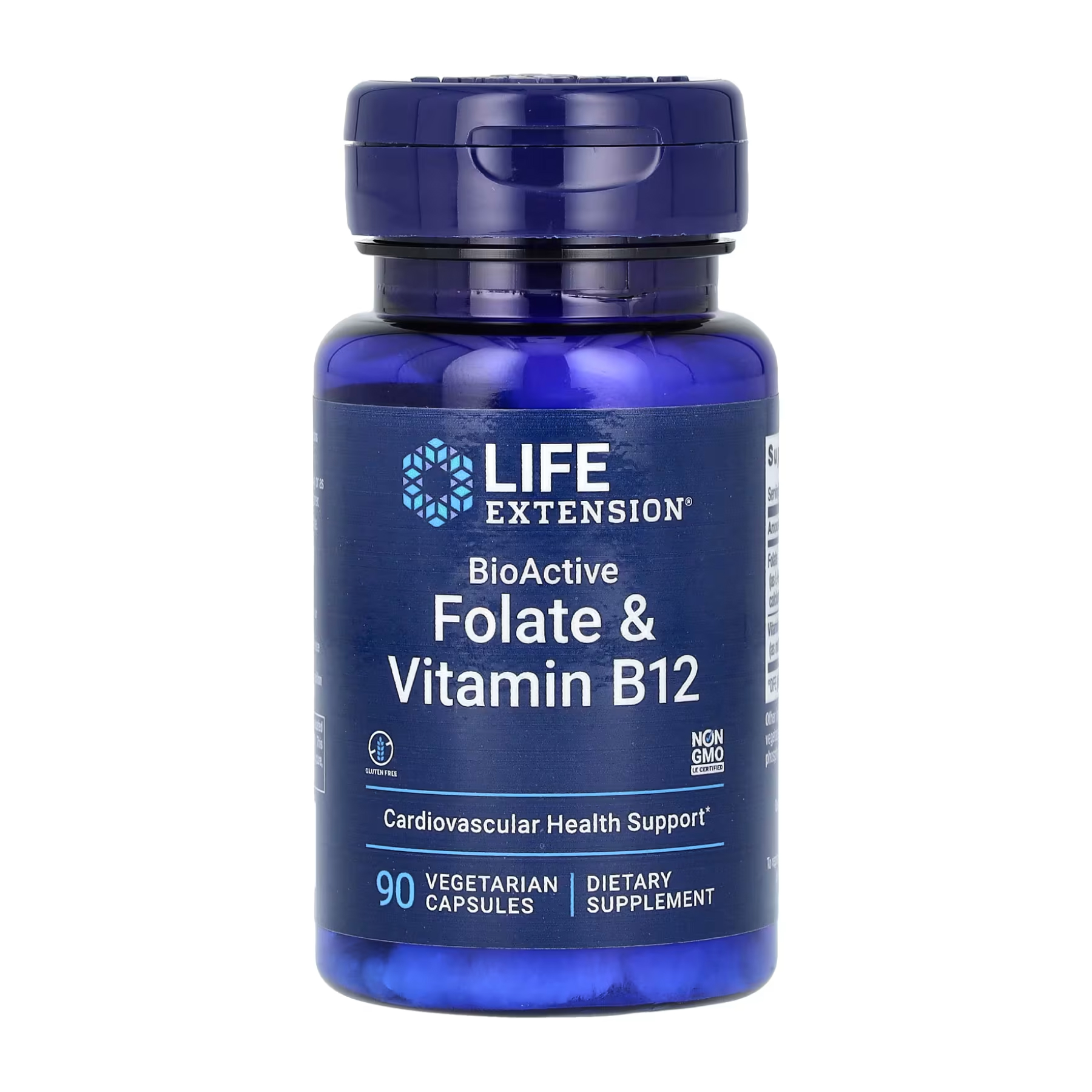 bioactive-folate-vitamin-b12-90-veg-caps-90-vegetarian-39180385839576_9fa5e072a1 BioActive Folate & Vitamin B12 - 90 vcaps - Зображення 1