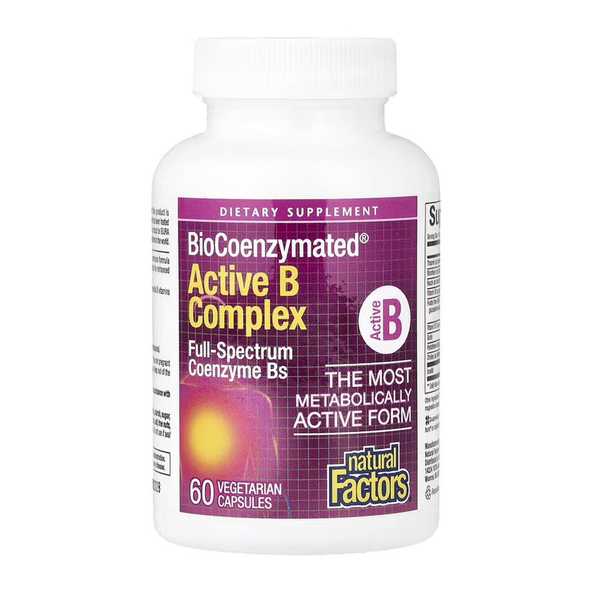 BioCoenzymated Active B Complex - 60 caps - Зображення 3