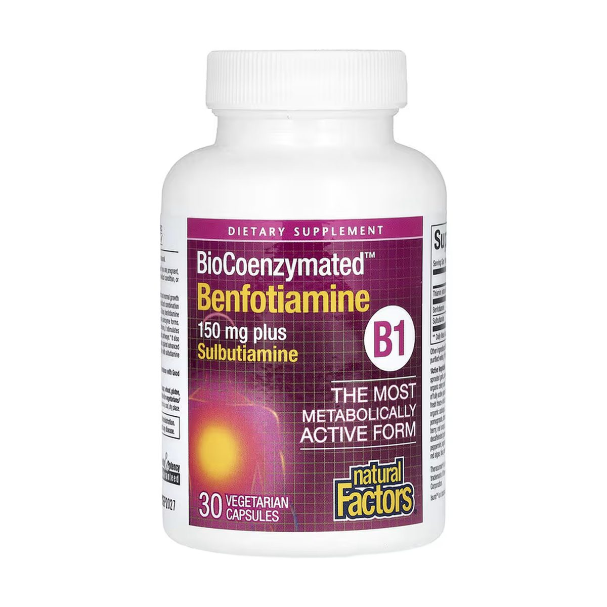 BioCoenzymated Benfotiamine - 30 caps - Зображення 3
