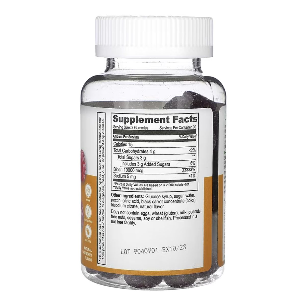 Biotin 10,000 mcg - 60 gummies - Зображення 2