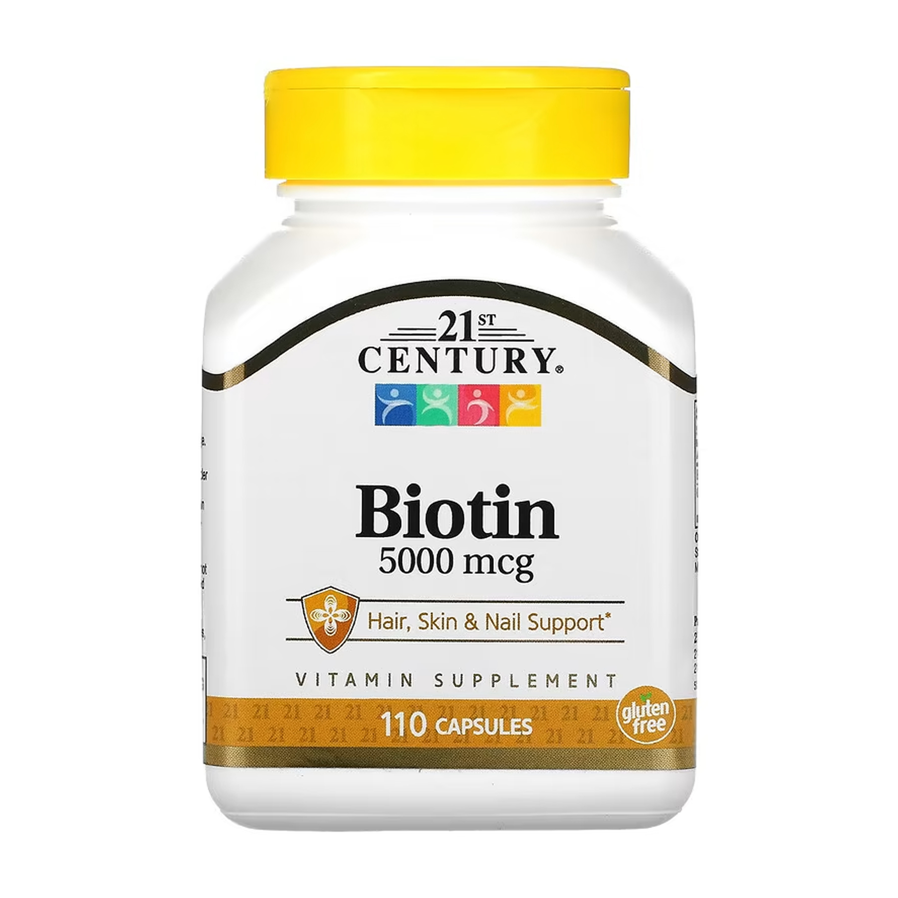 biotin-5000-mcg-110-caps-75682164517163_604ef39234 Biotin 5000 mcg - 110 caps - Зображення 1