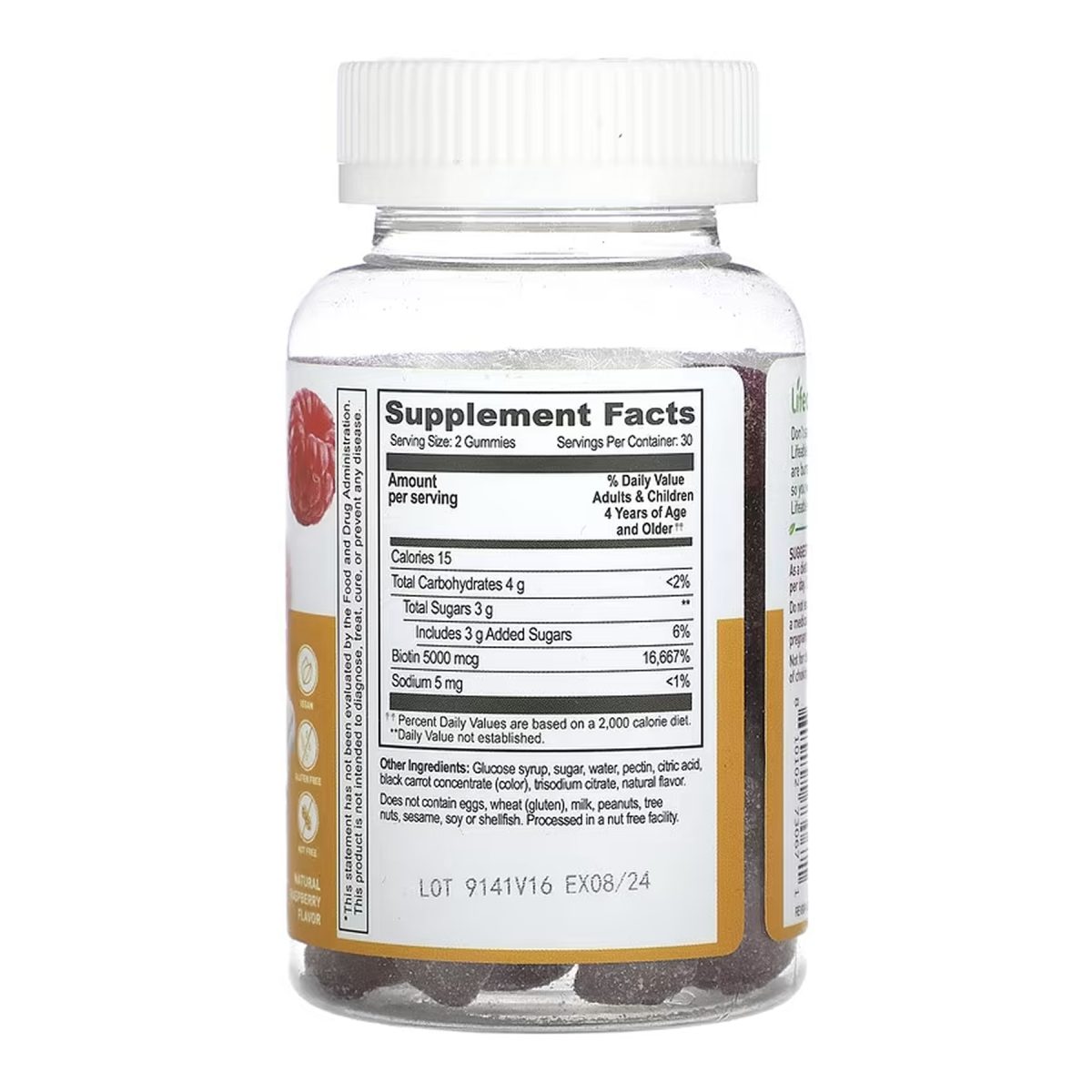 Biotin 5,000 mcg Kids - 60 gummies - Зображення 2