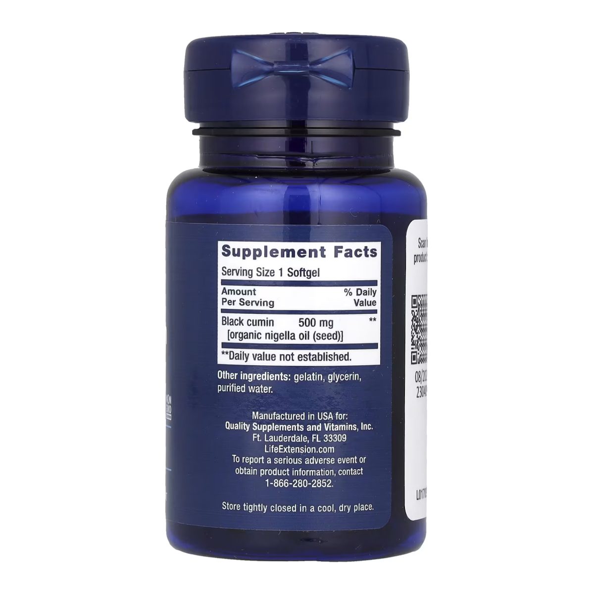 Black Cumin Seed Oil - 60 softgels - Зображення 2