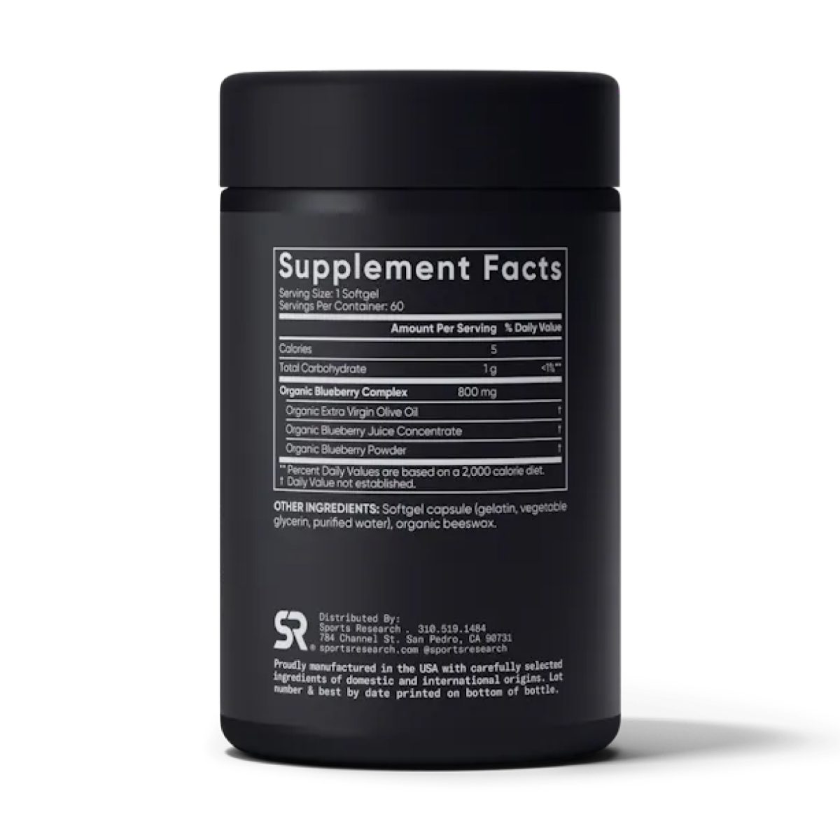 Blueberry Concentrate 800mg - 60 softgels - Зображення 2