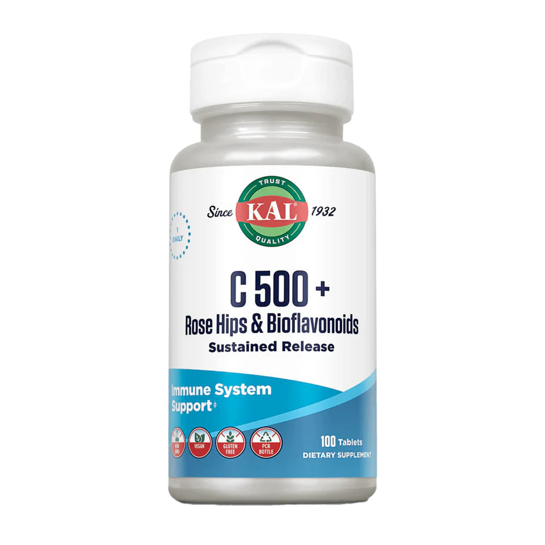 c-500-rose-hips-bioflavonioids-sustained-release-100-tabs-72909009016190_5e0c75c1f6 C 500 + Rose Hips & Bioflavonioids Sustained Release - 100 tabs - Зображення 1