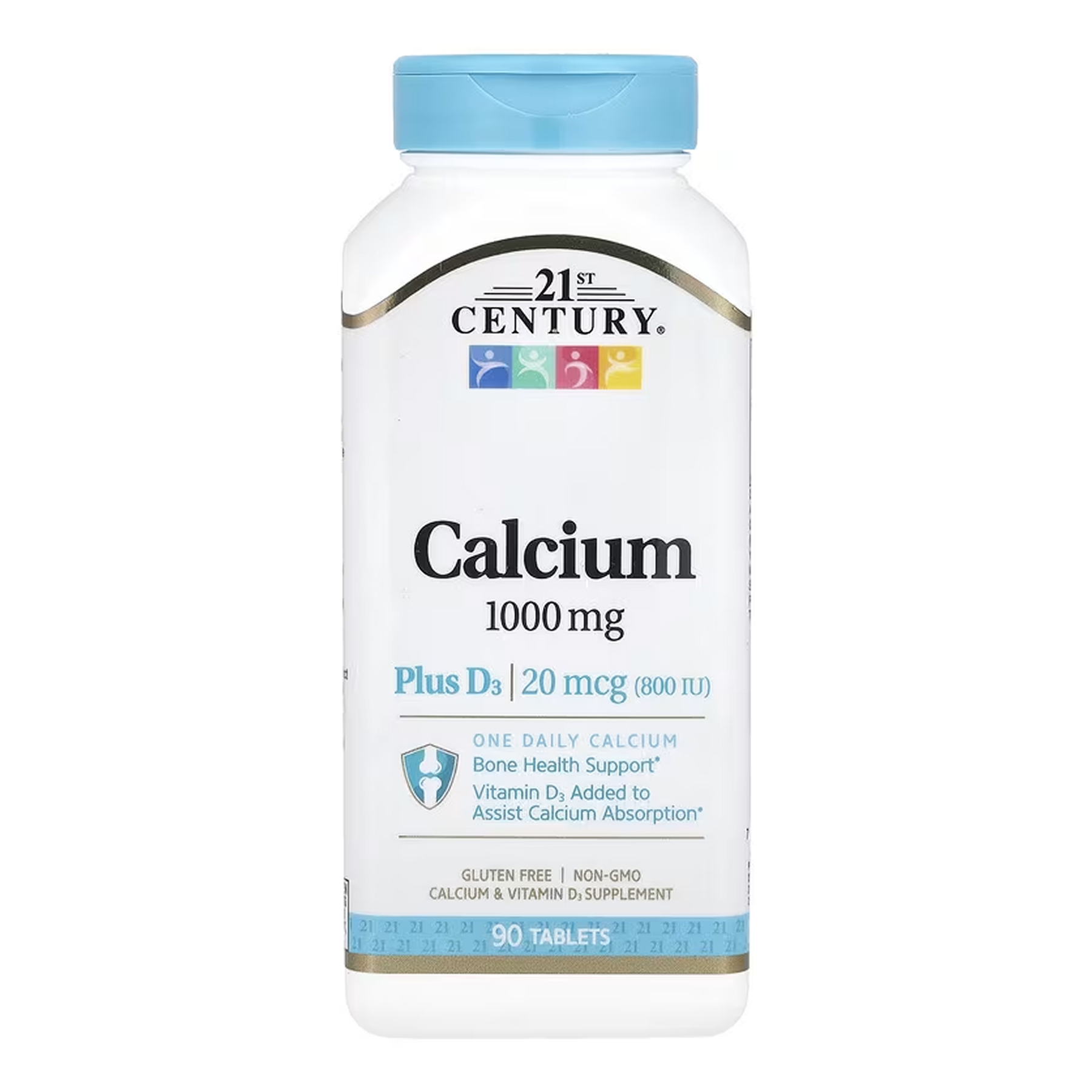 calcium-1000-mg-d3-90-tabs-72922244661679_7c47597e82 Calcium 1000 mg + D3 - 90 tabs - Зображення 1